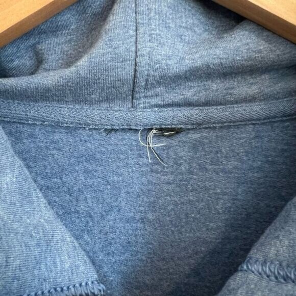 Vintage Y2K Patagonia Men’s Large Blue Full Zip Hoodie Hooded Jacket Sweater - Picture 5 of 9